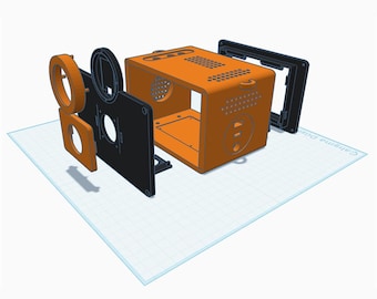 Shutter Pi DIY Raspberry Pi 4 Camera Kit | STL Files + Source Code + Assembly Guide | 3D Printable Professional Camera (Instant Download)