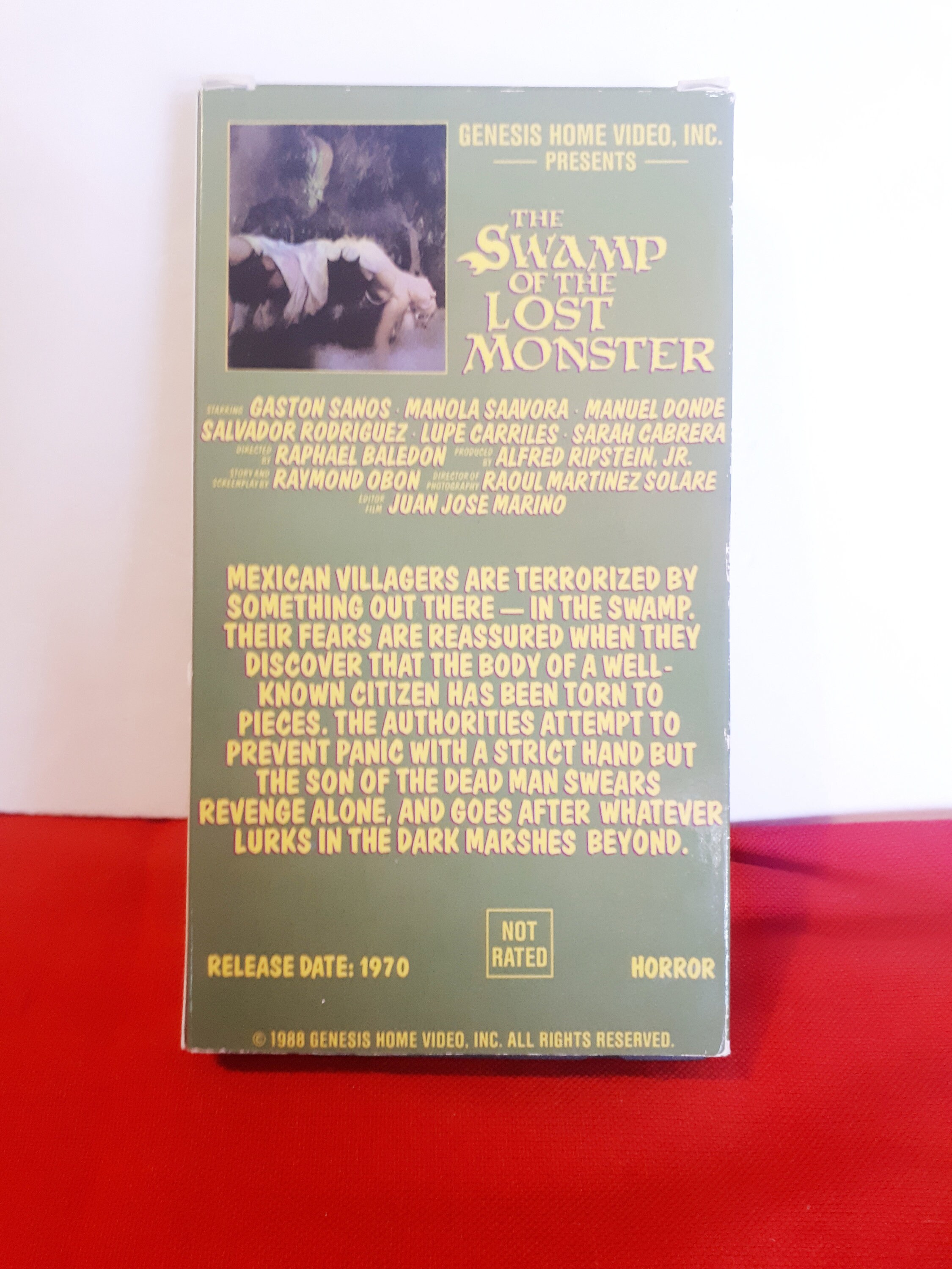The Swamp of the Lost Monster VHS Tape Etsy Canada