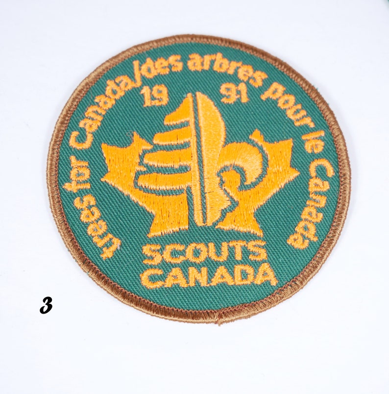 Scouts Canada Boy Scouts Embroidered Camping Patches Etsy