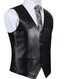 Authentic Lambskin Leather Vest Mens Leather Jacket Lambskin Blazer Men's Suit Vests Custom Made Leather Vests for Men Formal Leather Vests