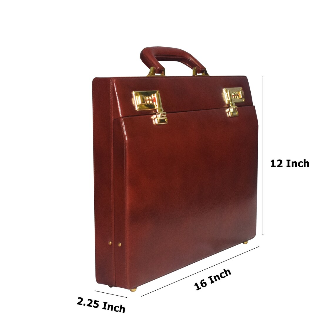 Genuine Leather Attache Briefcase for Men's Leather Etsy