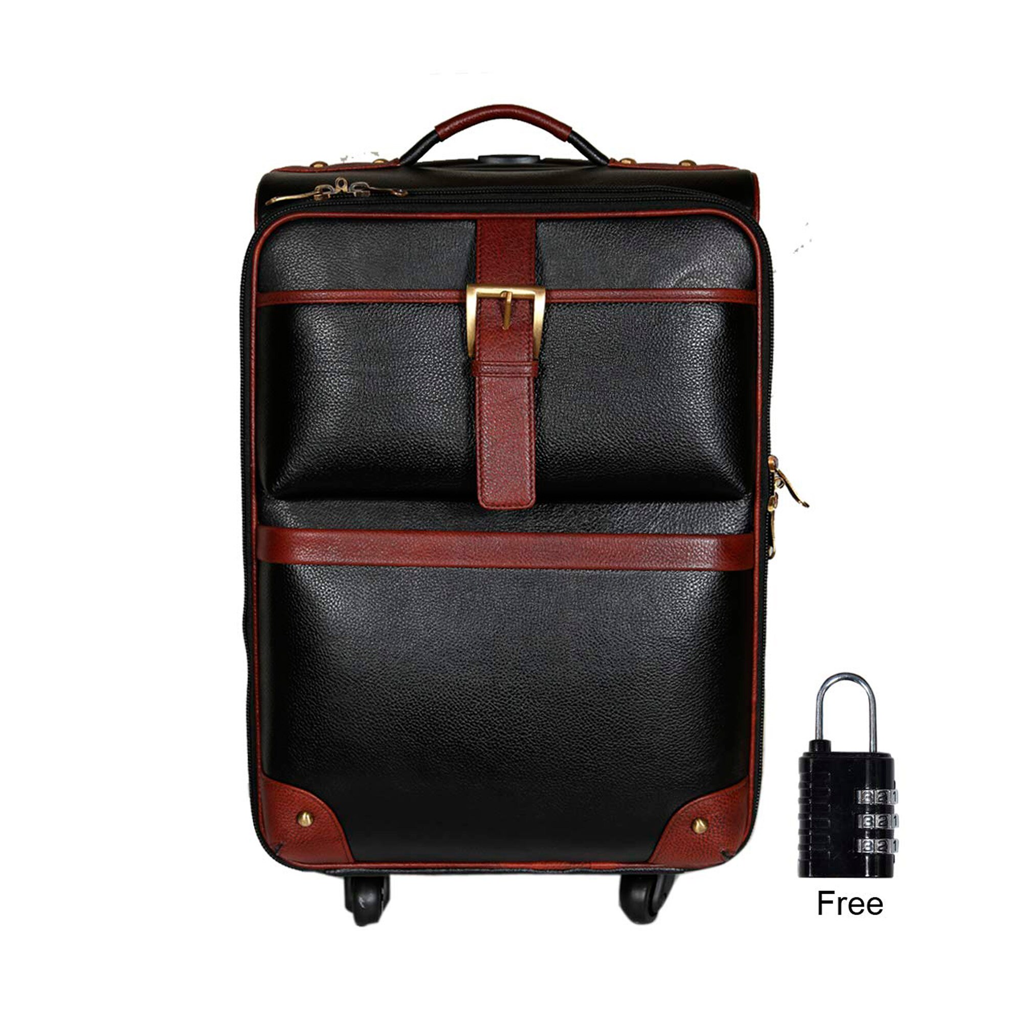 Genuine leather trolley bags Clearance