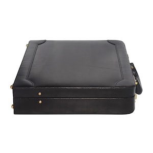 Genuine Leather Attache Briefcase Business Handbag for Men 14 Inches ...