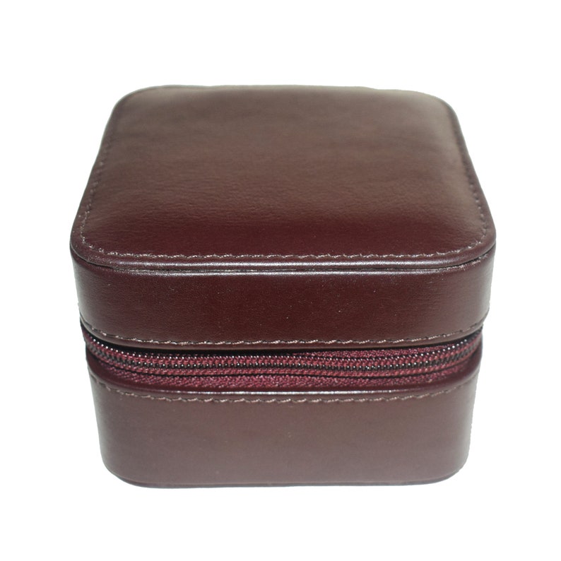 Genuine Leather Jewelry Box Trinket Case Rings Pendants Organizer Jewellery Case Gift for Her Mothers Day Gift