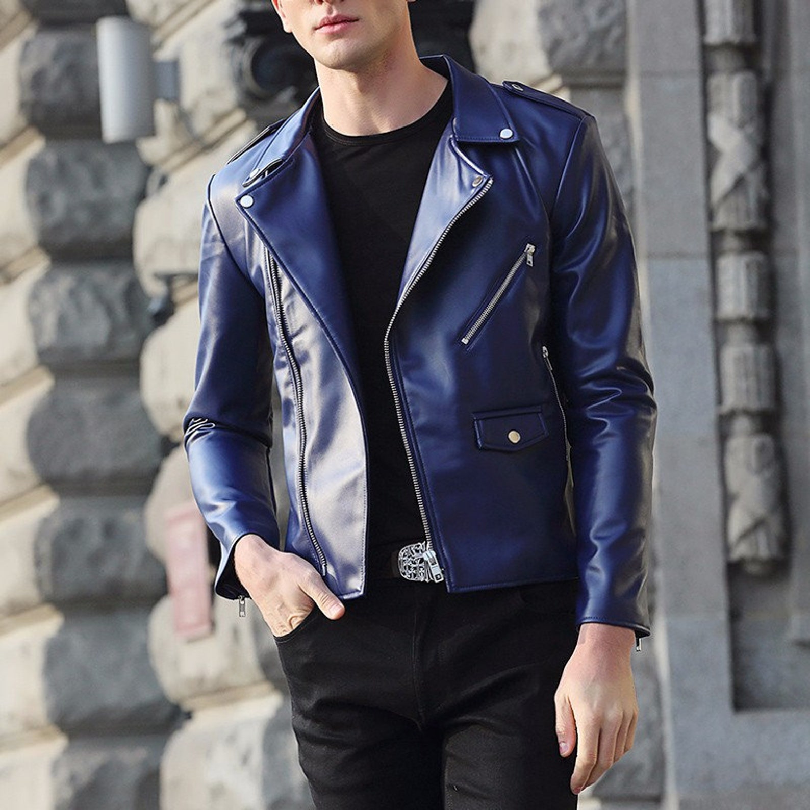 Premium Quality Soft Lambskin Leather Jacket for Mens Soft - Etsy