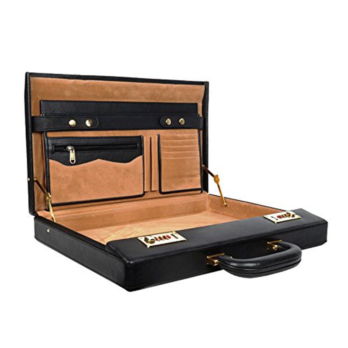 Genuine Leather Attache Briefcase for Men's Leather Etsy