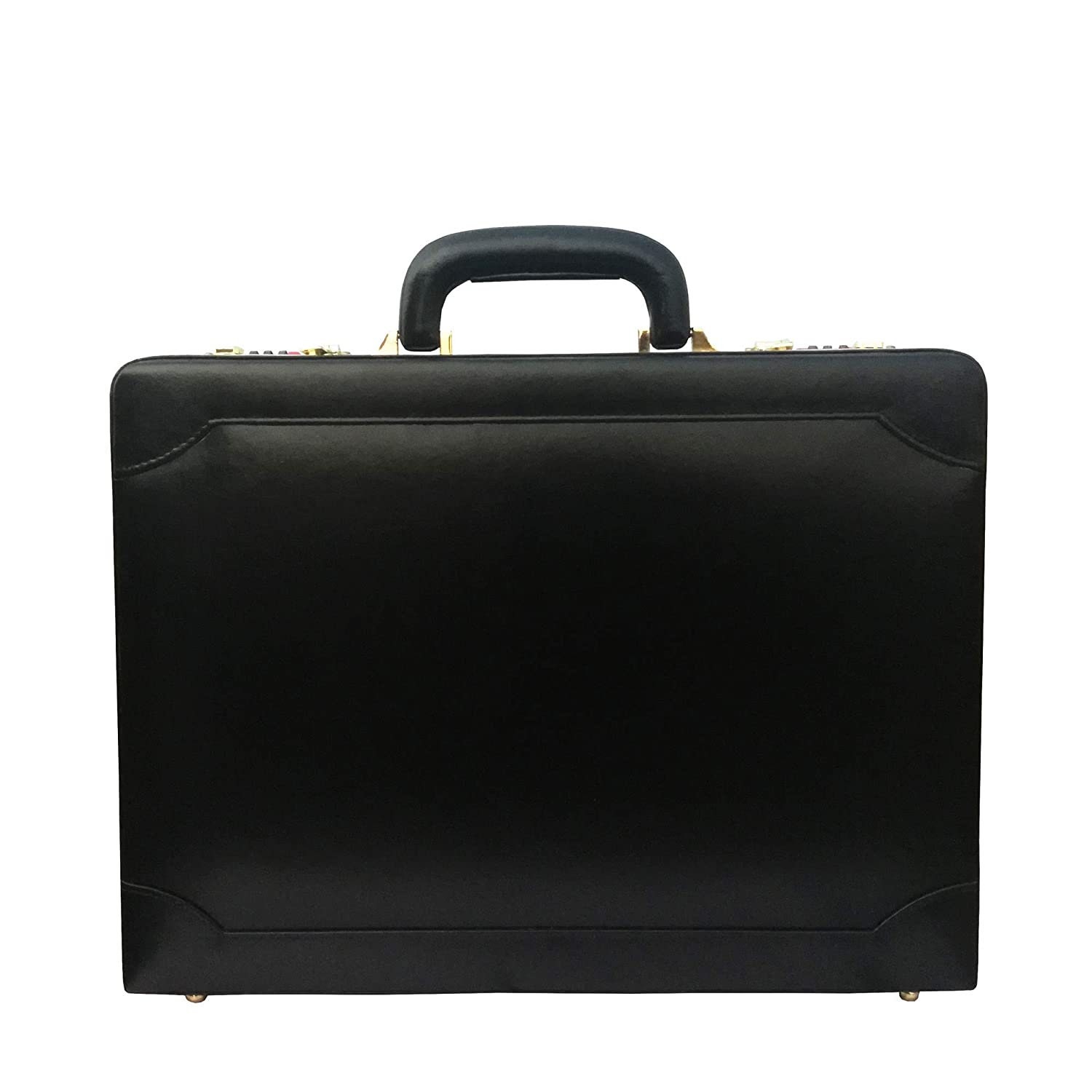 Genuine Leather Attache Briefcase Business Handbag for Men 14 Etsy