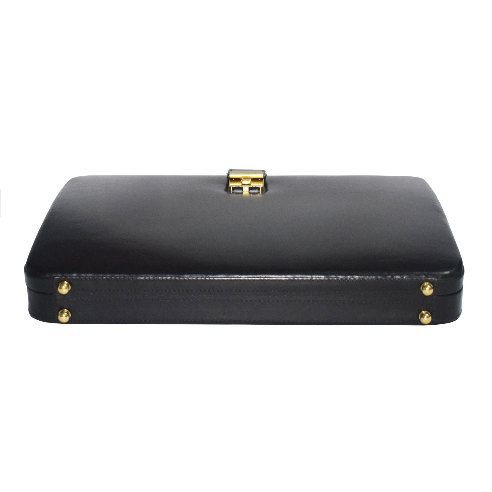 Genuine Leather Attache Briefcase for Men's Office Handbag | Etsy