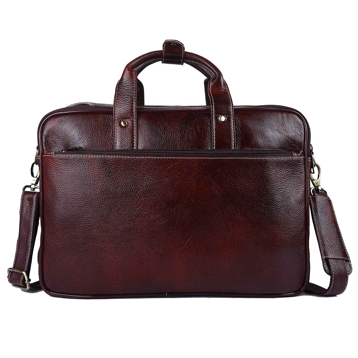 LINDSEY STREET Genuine Leather Laptop Messenger Bag for Men - Etsy