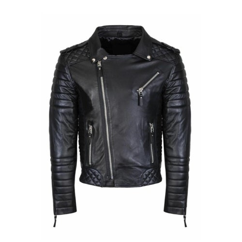 Quilted Leather Jacket Men Original Lambskin Bomber Jacket - Etsy