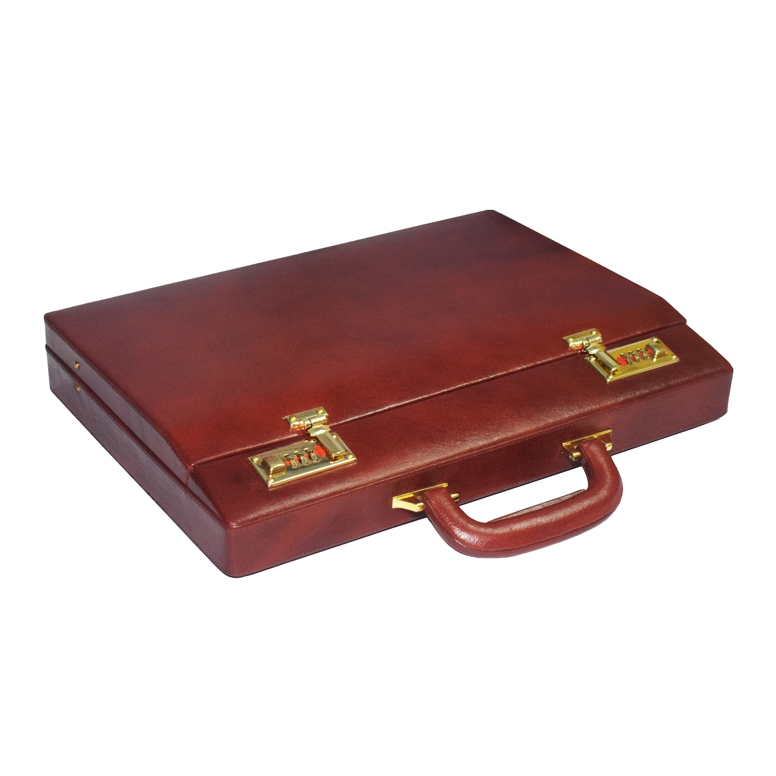 Genuine Leather Attache Briefcase for Men's Leather Etsy