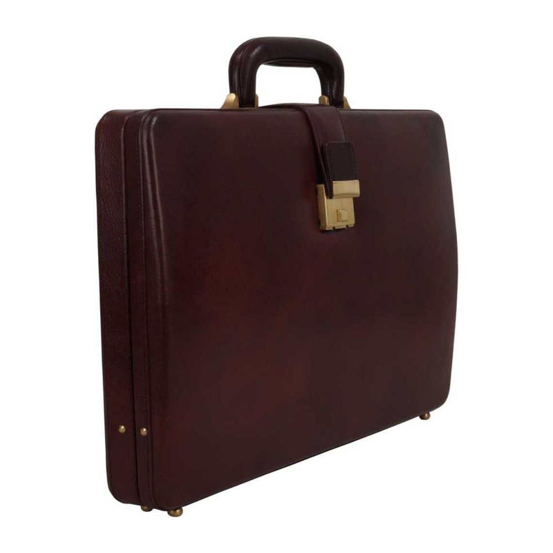 Genuine Leather Attache Briefcase for Men's Office Handbag Etsy