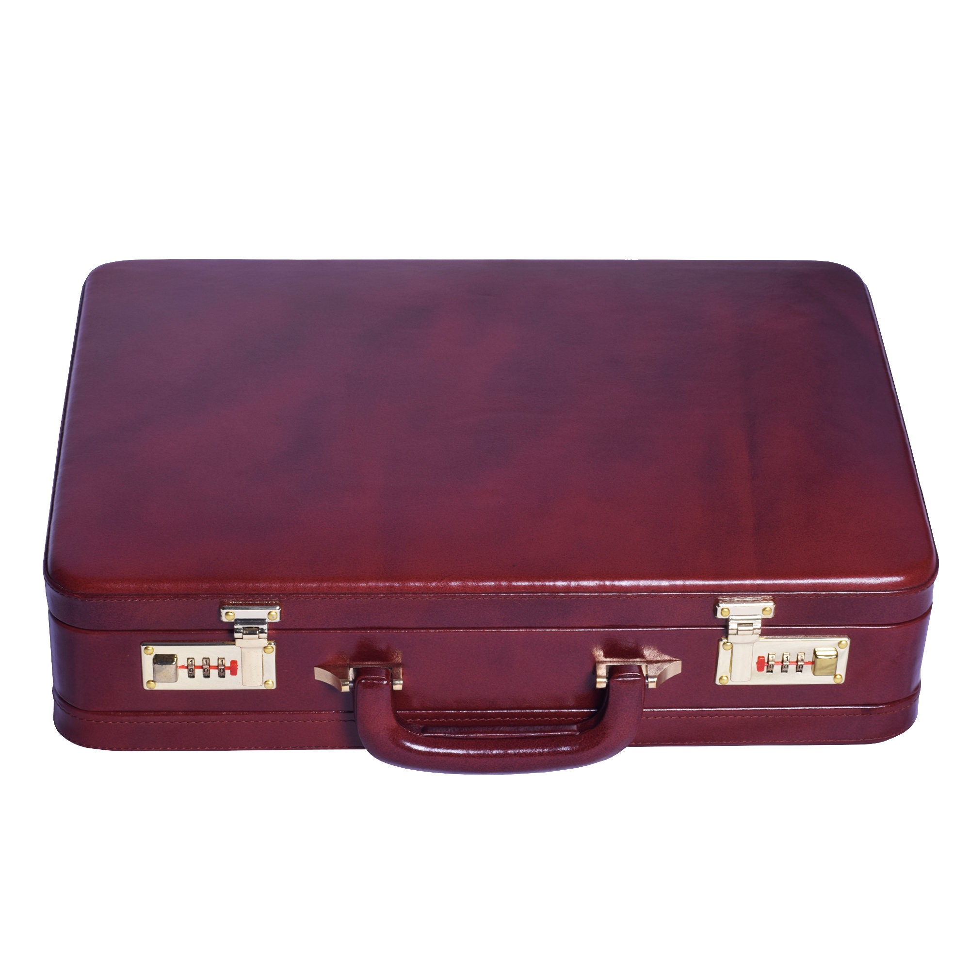 leather expandable briefcase
