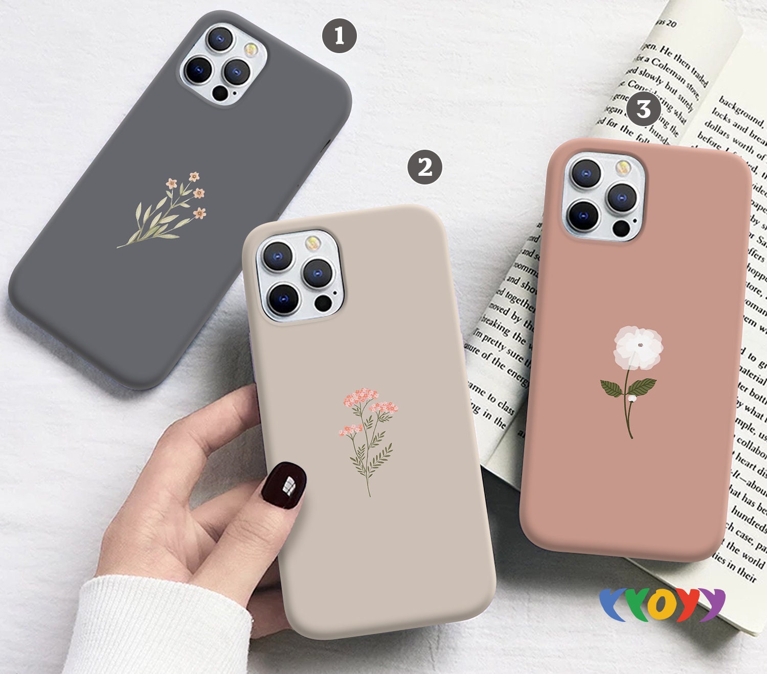 Funda Acrilico Diseño Flores Para Xiaomi Mi 11 Lite