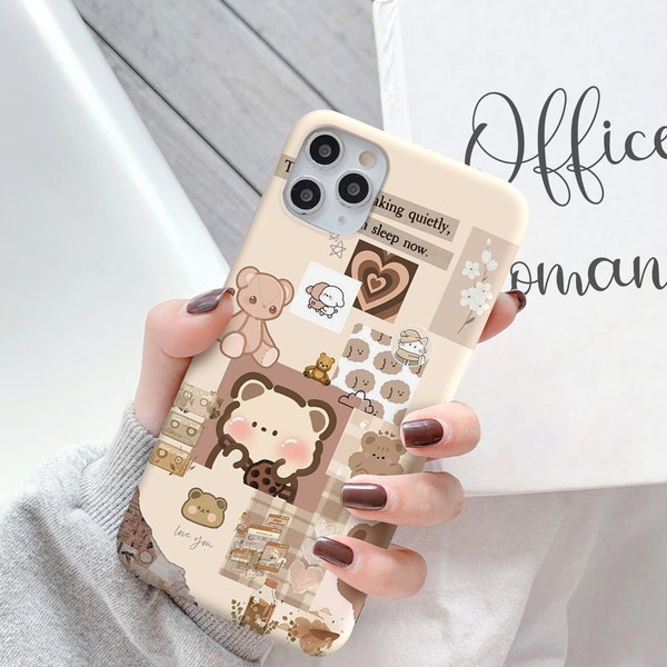 Bear for Samsung S21 Plus case Samsung S20 S10 Ultra cover Samsung Note 20 10 Lite 9 8 cases Samsung S9 S8 S7 Active case YY058