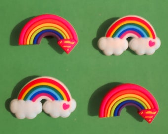 rainbow croc jibbitz