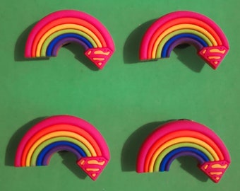 rainbow croc jibbitz