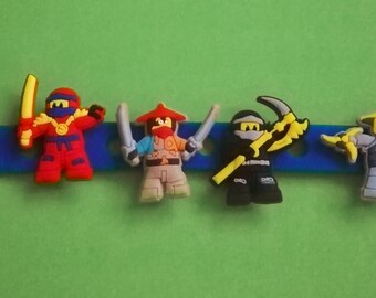 4pcs Set 1 Lego Avengers 2D PVC Shoe Charms Similar to Jibbitz and fit Crocs