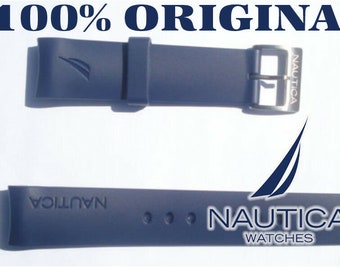 NAUTICA AUTHENTISCHES UHRENBAND (Blau) A14557G A14610G N16669G N11089G NAPNWP001