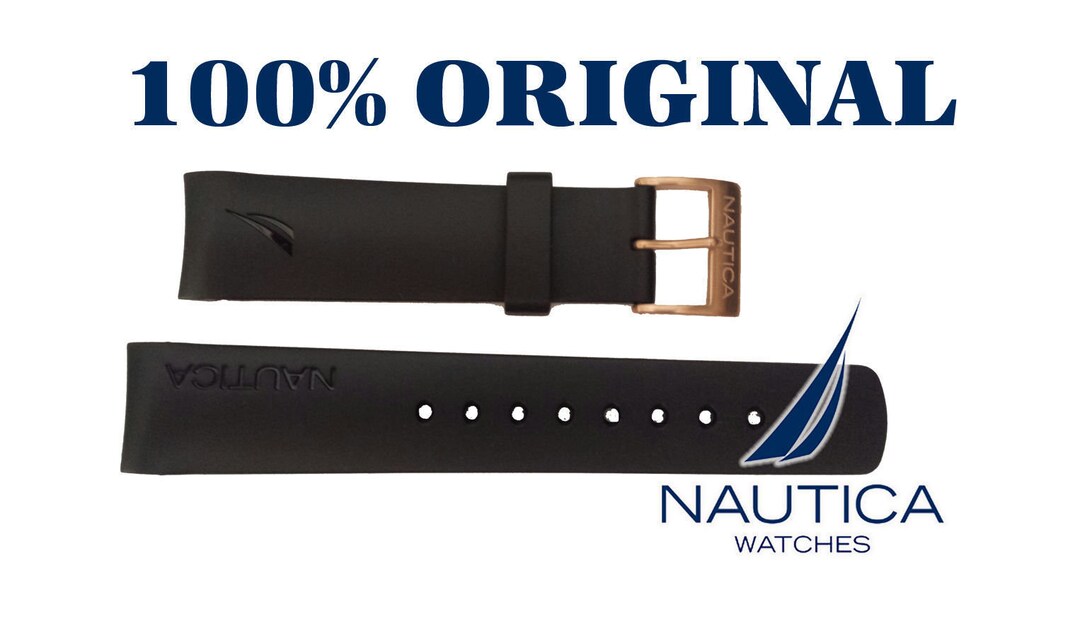 Nautica Mens NAD20504G  NAI20504G 22mm Black Original Replacement Watch  BandStrap  NAUTICA Amazonin Watches