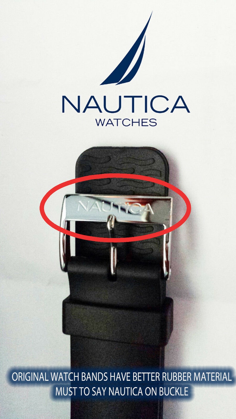 NAUTICA AUTHENTIC WATCHBAND N14538G N14547G N14612G A31505G N14508G N16560G A13010G A11588G A16642G zdjęcie 2