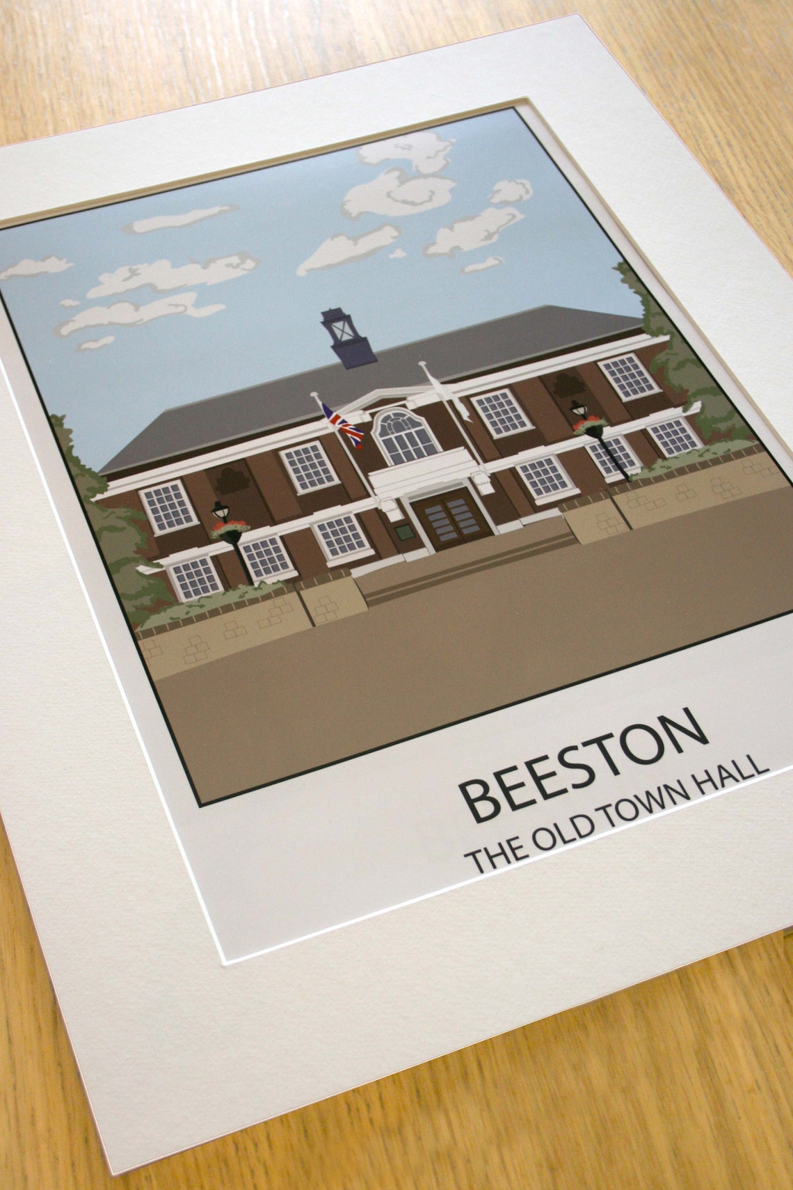 Broxtowe Old Town Hall Beeston Nottingham Local Landmark Etsy