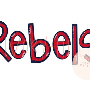 Rebels Mississippi Ole Miss Digital download PNG Clipart for sublimation and inkjet printing