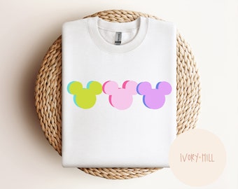 Mouse colorful PNG, digital designs and clipart for sublimation and inkjet printing