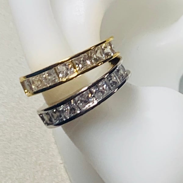 Crystal Conch Ear Cuff, Gold or Silver Plated, No Piercing