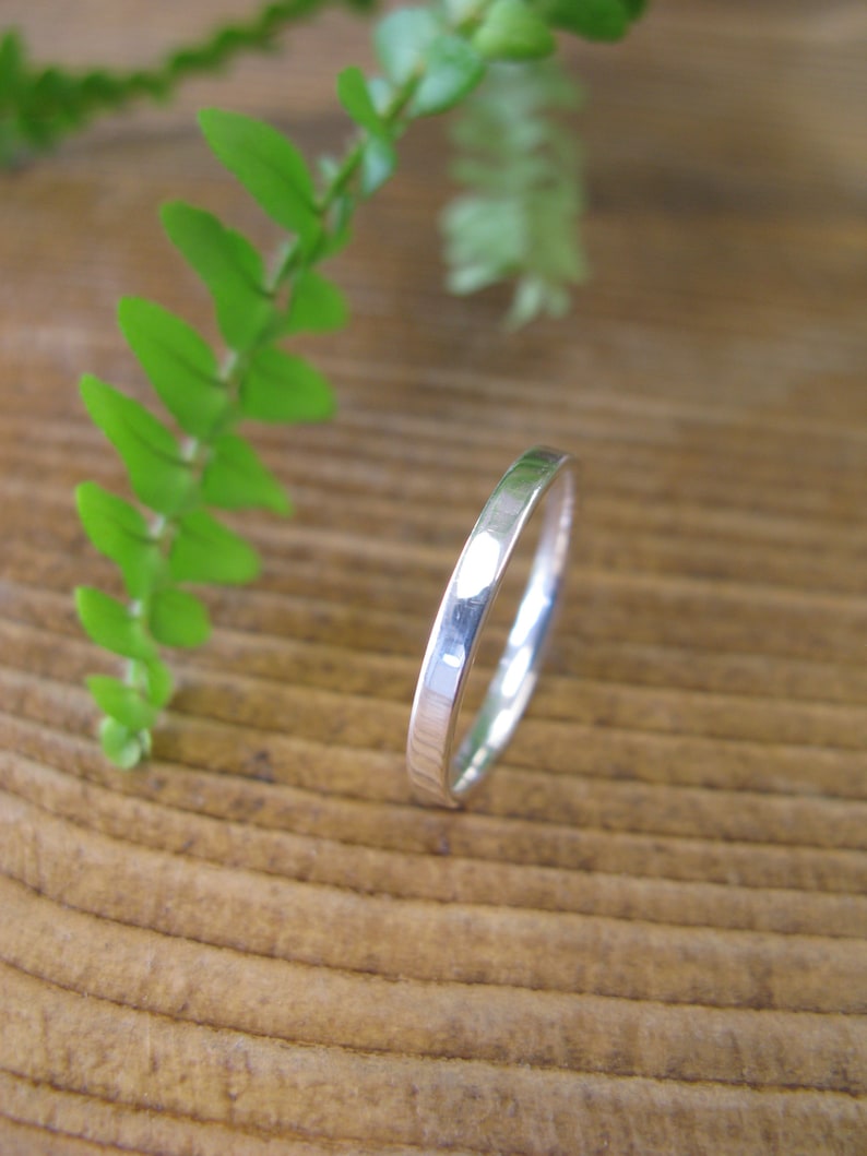 Simple Wedding Band FREE Engraving 2mm Ring Classic Wedding Band Narrow Slim Wedding Ring Dainty Ring Ladies Wedding Ring