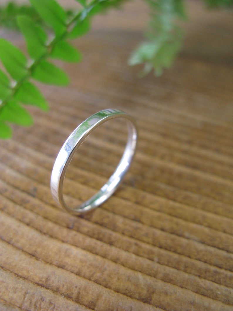 Simple Wedding Band FREE Engraving 2mm Ring Classic Wedding Band Narrow Slim Wedding Ring Dainty Ring Ladies Wedding Ring