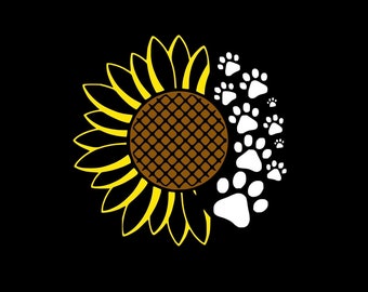 Download Sunflower Paw Crossstitch Animal Print Pattern Instant Etsy