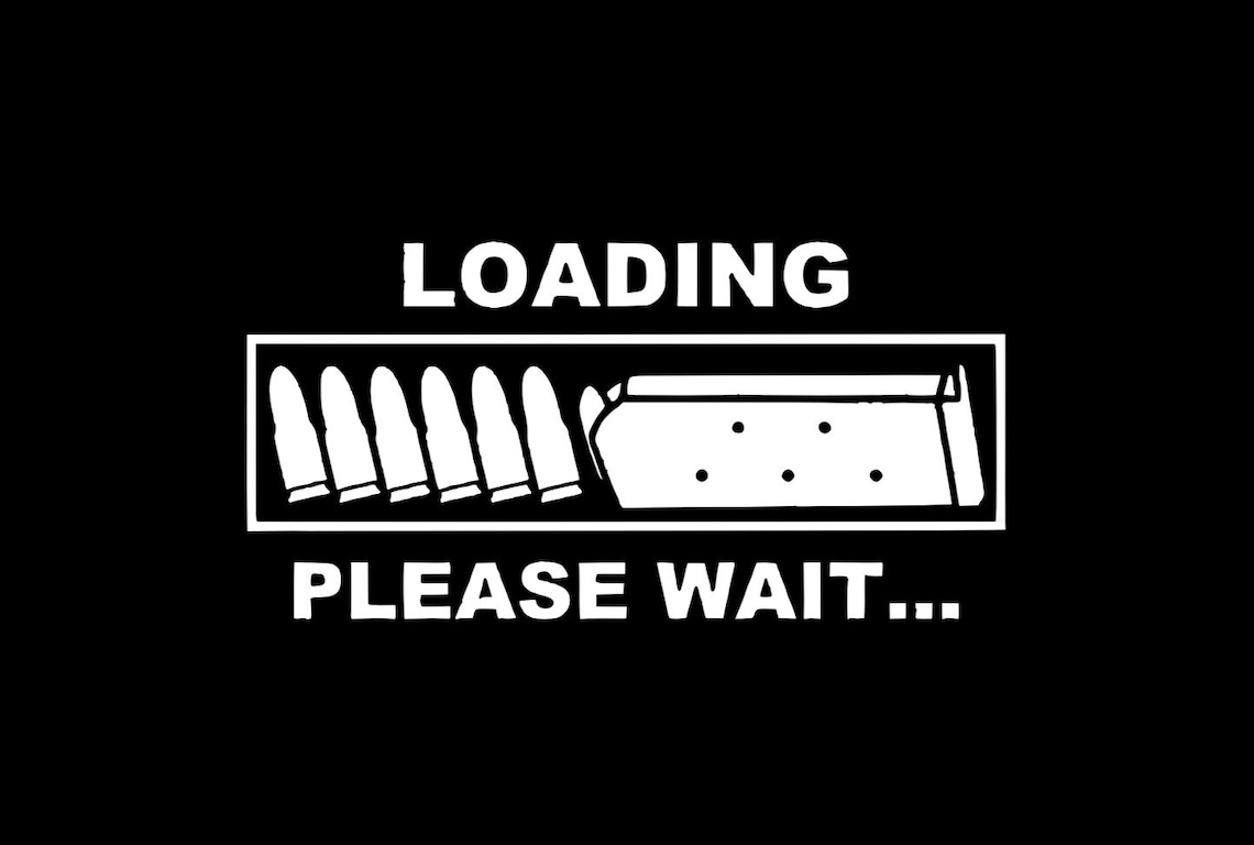 Loading Please Wait Decal Etsy Loading Please Wait Decal Etsy