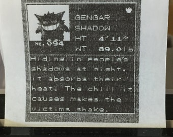 Pokédex Profiles (82-151) Generation 2 Pokemon - Gold, Silver, Crystal - Game Boy Color, Game Boy Printer (4/4)