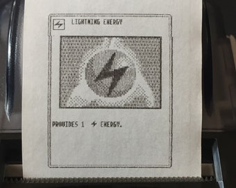 Pokèmon Trading Card Game for Game Boy Color - Printed Cards, Game Boy Printer (Energy and Action Cards; 4/4)