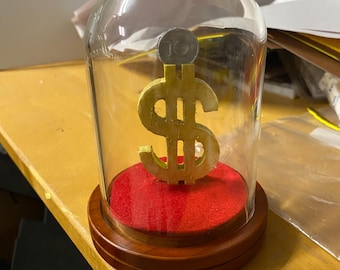 Uncle Scrooge McDuck Dime Display Diorama - Disney Ducktales - 3D Printed