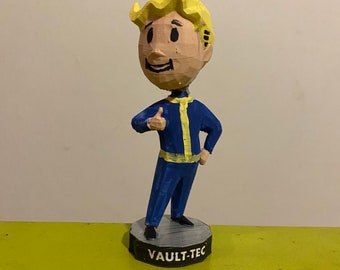 Fallout Vault Boy Bobblehead (3D Printed, paint it yourself)