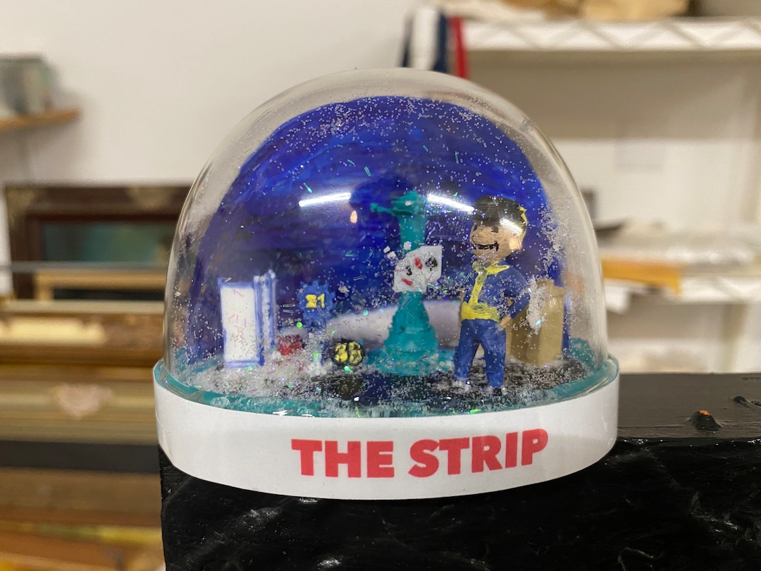 Fallout New Vegas Snow Globes 3D Printed Etsy