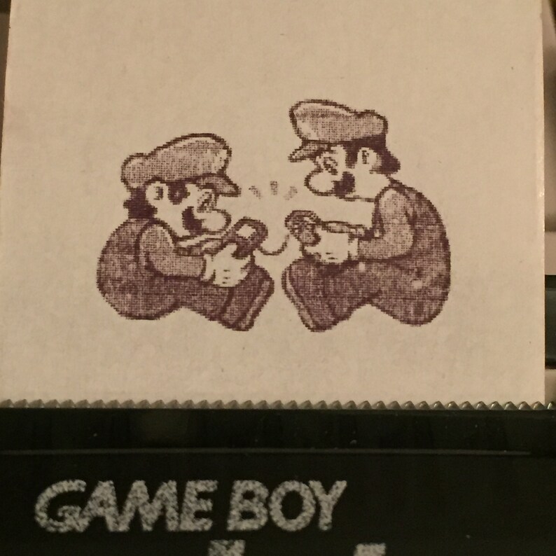 Super Mario Bros. Deluxe for Game Boy Color, Printable Photos with Game Boy Printer Mario & Luigi Play