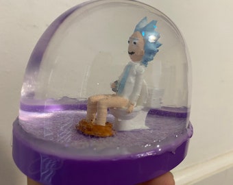 Rick & Morty Snow Globe - The Old Man and the Seat