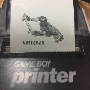 Prints from Tony Hawk's Pro Skater for Game Boy Color, Game Boy Printer image 8