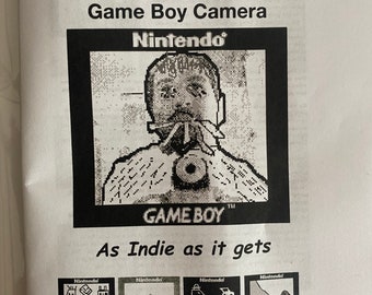 Stories With A Game Boy Camera - Indie Comic Book - Zine