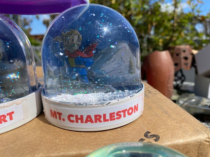Fallout New Vegas Snow Globes Etsy