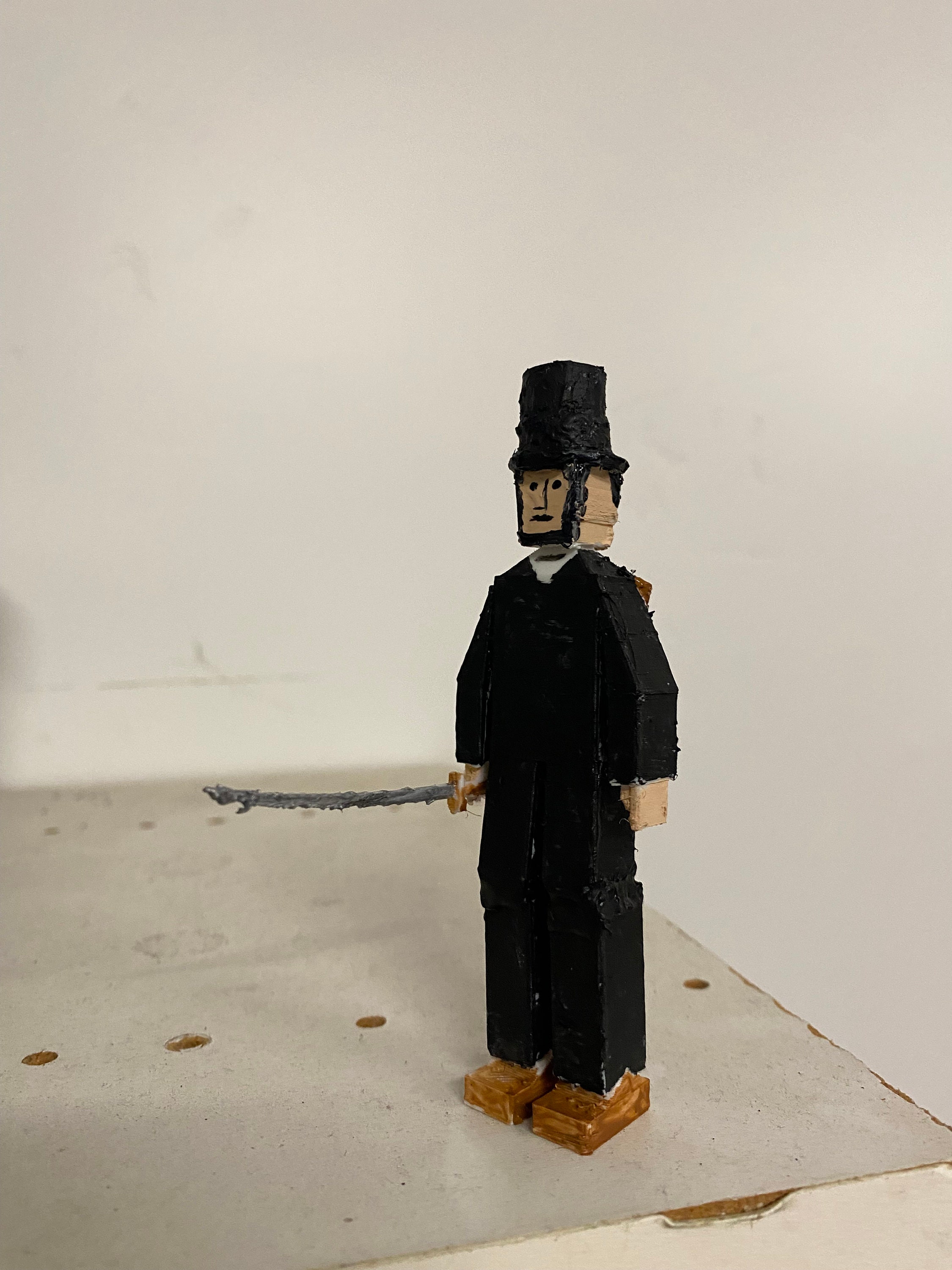 Action Abe Fallout 3D Printed Figurine