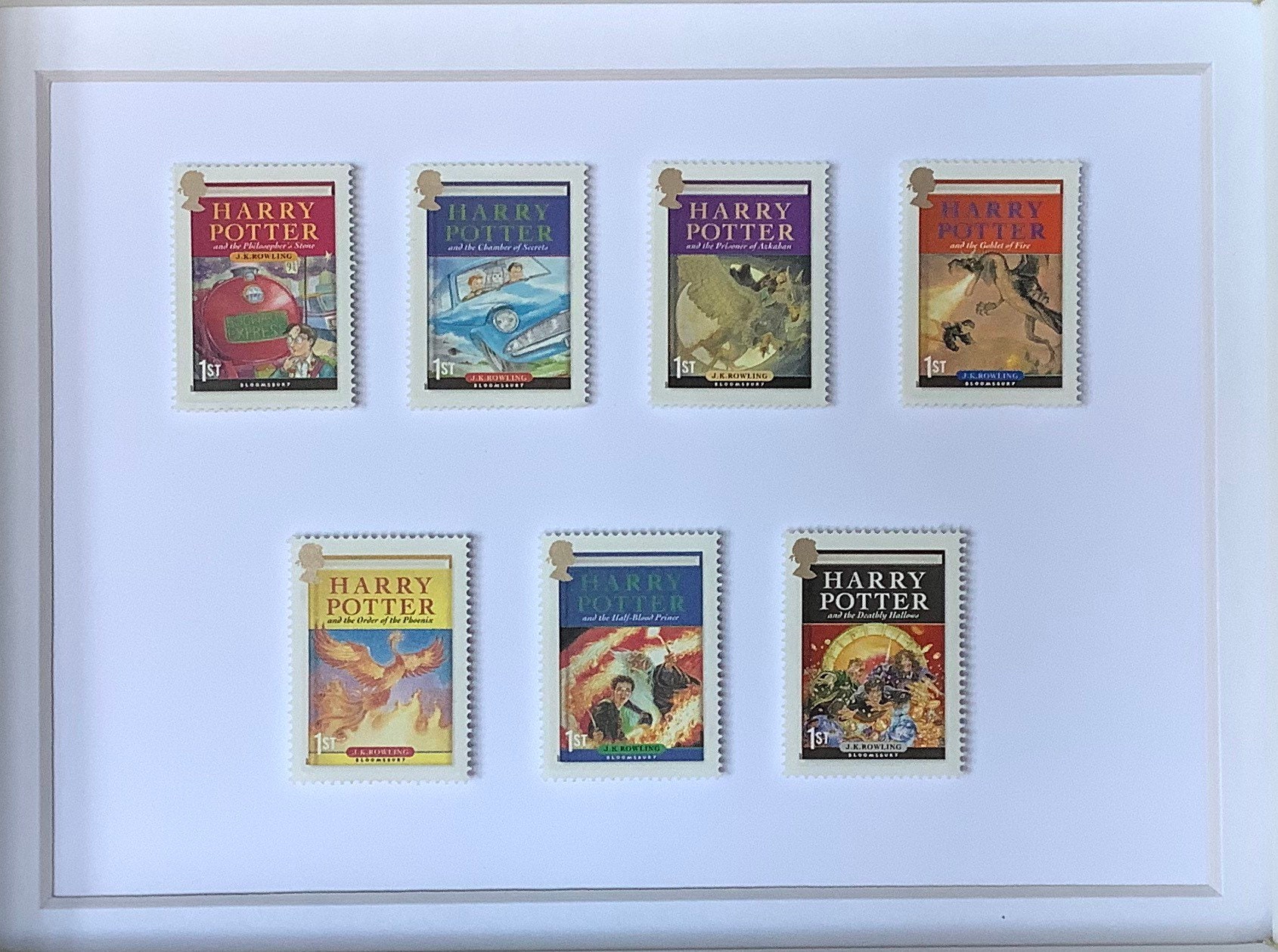 Harry Potter Genuine Royal Mail Postage Stamps, Hogwarts, Book Lover Gift,  Childrens Gift, Harry Potter Books, Harry Potter Fan Gift 