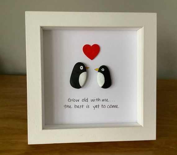 Pinguin Love Sonnenfänger Ornament Mit Karte – Romantisches Deko-Stück Für Paare, Innen & Außen