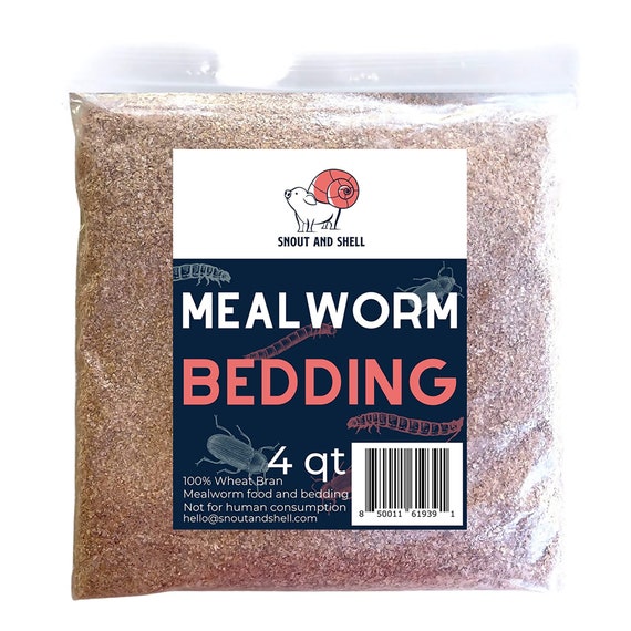 Mealworm Wheat Bran Bedding and Food Source 100 Wheat Bran Etsy