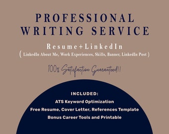 LinkedIn Profile customization, LinkedIn Banner Design, SEO friendly Headline, About me, Work Experience, Skills, Resume Writing Service.