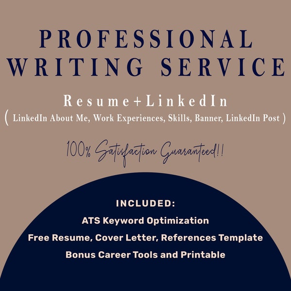 LinkedIn Profile customization, LinkedIn Banner Design, SEO friendly Headline, About me, Work Experience, Skills, Resume Writing Service.