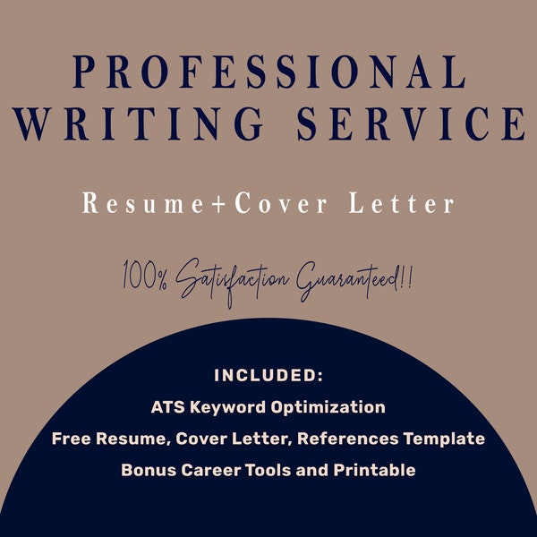 Resume + Cover Letter writing Service, ATS Optimized Keyword, Professional Writer, ATS friendly CV Writing, Modern Design, Job Application